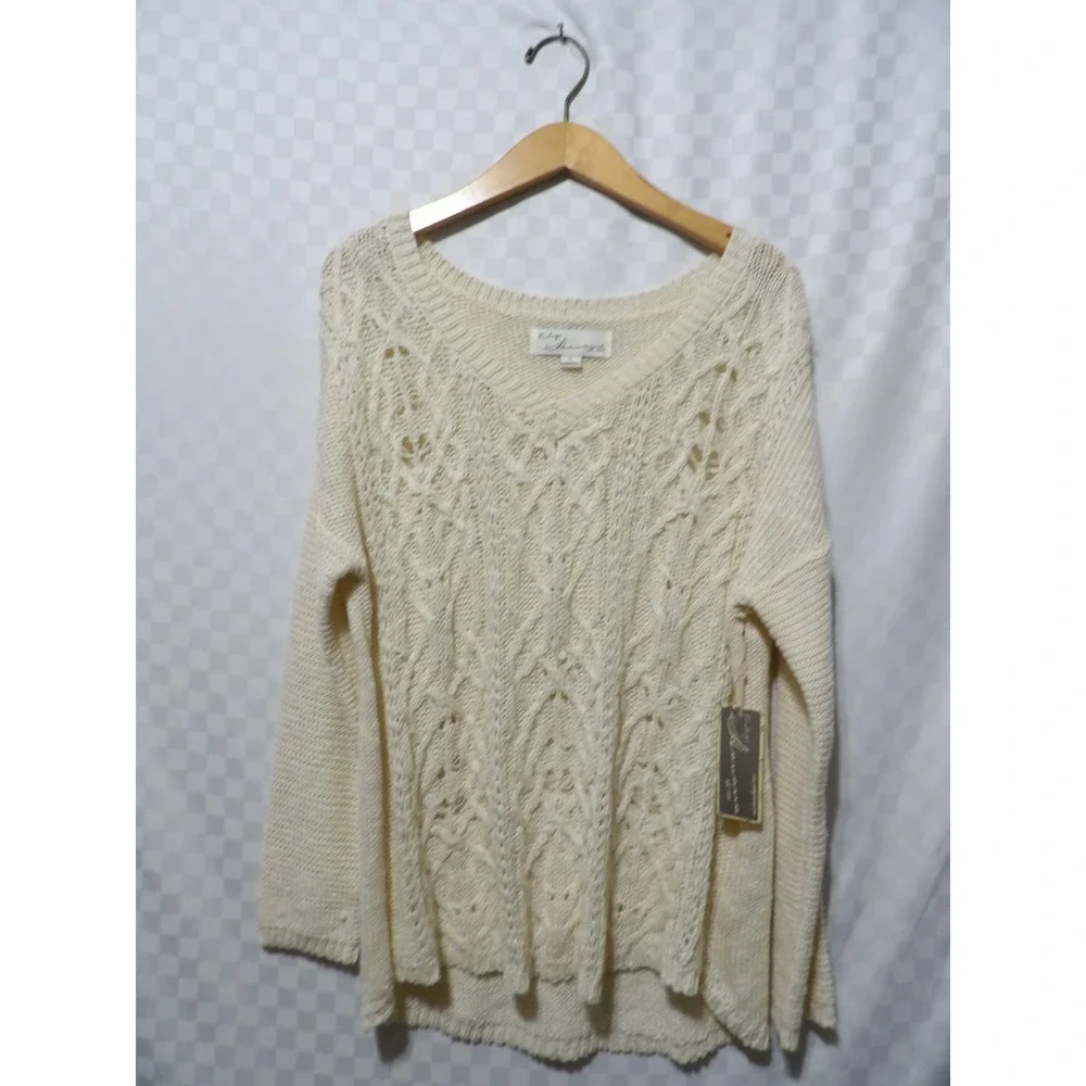 VINTAGE HAVANA Distressed Sweater New with Tags | L - Picture 2 of 7